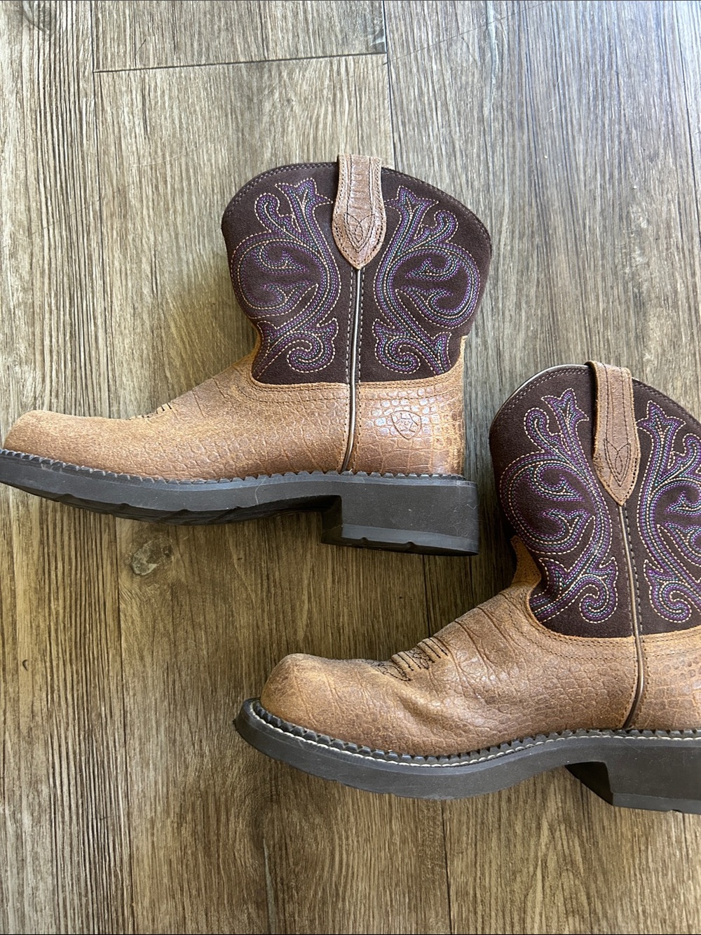 Fatbaby Heritage Dapper Western Boot Walk Hero Comfort Size 6B